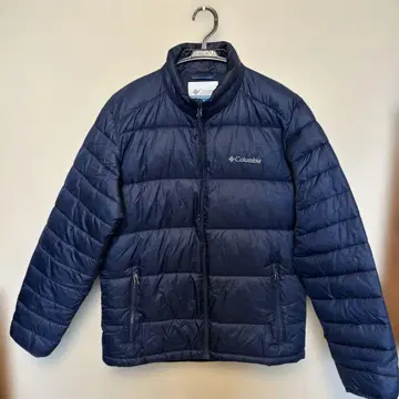 컬럼비아 다운 자켓 M 사이즈 네이비