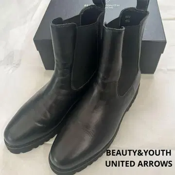 뷰티 앤 유스 사이드 고어 부츠 가죽