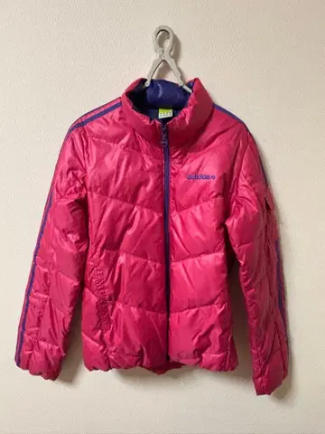 adidas 핑크 다운 자켓