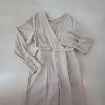 UNITED ARROWS 랩 스타일 긴팔 팬츠 라이트 베이지