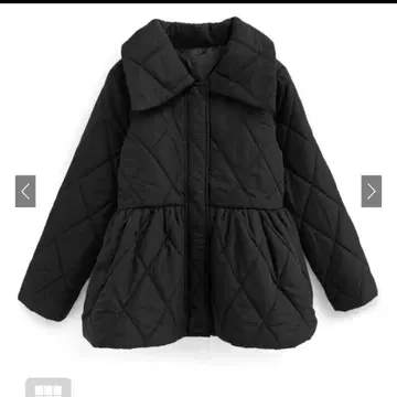 [그레일] 퀼팅 페플럼 자켓[kd88]