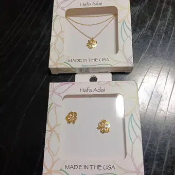 Hafa Adai 목걸이와 귀찌 세트