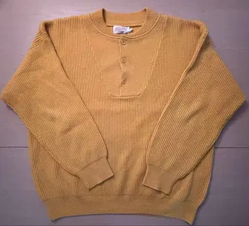 (구제 의류) 00s benetton 헨리넥 니트 무지 스웨터