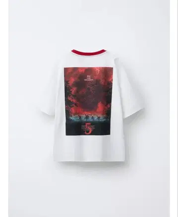 스트레인저 싱스 T셔츠 화이트