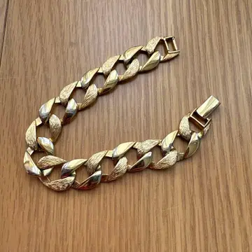 빈티지 Napier 골드 체인 팔찌