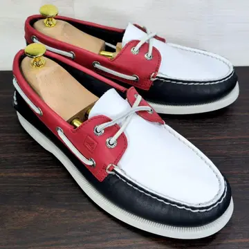 스페리 탑사이더 25.0cm 가죽 데크 슈즈 S486