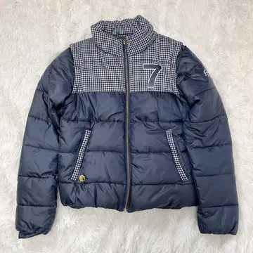 사만다 타바사 No.7 충전솜 블루종 하운드투스 체크 패턴 네이비 여성용