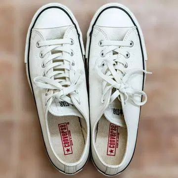 컨버스 가죽 올스타 J OX 28cm 일본제 화이트