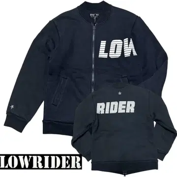 LOWRIDER 로우라이더 맨투맨 자켓 바시티 자켓 블루종 M