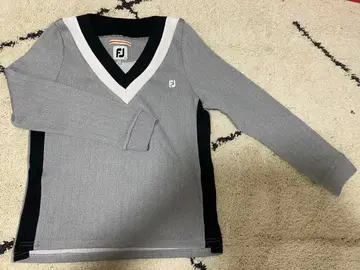 FJ 여성용 V넥 스웨터 그레이 L 사이즈