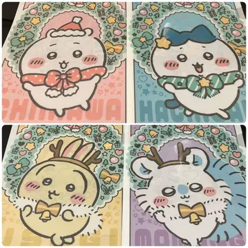 치이카와 (먼작귀) 세븐일레븐 클리어 파일 토끼 모몽가 하치와레