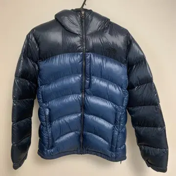 THE NORTH FACE 후드 부착 다운 자켓 L 네이비