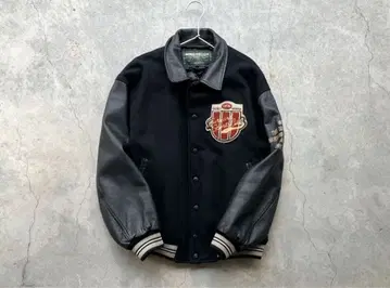 HARVARD SPORTS CLUB 바시티 자켓 블랙