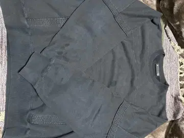 MINEDENIM 다크 그레이 맨투맨 M