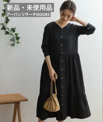 [ 새상품 ] 어반 리서치 티어드 2WAY 원피스 포멀 마터니티