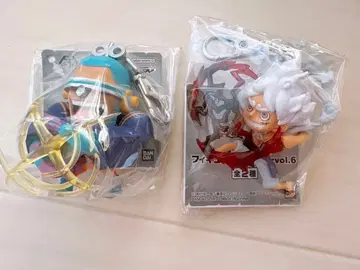 원피스 피규어 키링 vol.6 루피 프랭키 2종 세트