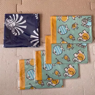 LISA LARSON 루돌프 손수건 4개 세트