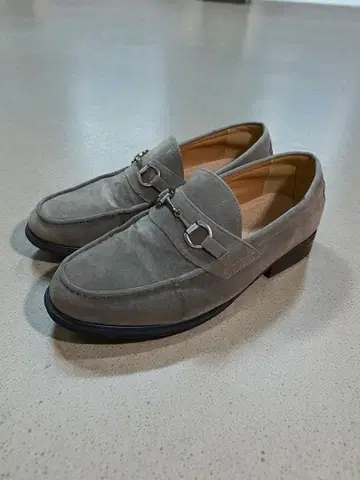 ABAHOUSE GRAY 네오 스웨이드 비트 로퍼 25cm