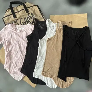 프랭크 & 아이린 반팔 티셔츠 5개 세트 S 탱크탑