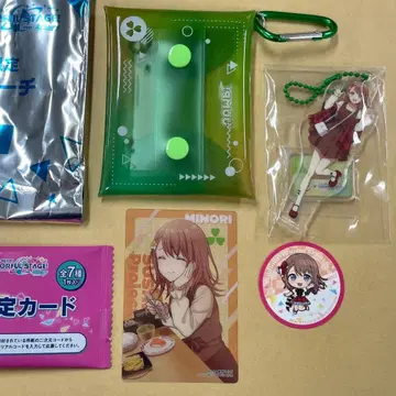 프로세카 하나사토 미노리 스시로 콜라보 한정판 카드 멀티 파우치 피크
