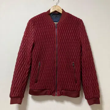 ZARA 자라 퀼팅 점퍼 블루종 겨울 포켓 지퍼