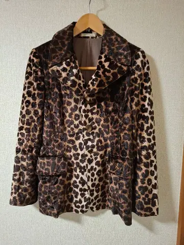 Pinky&Dianne 레오파드 무늬 자켓 38