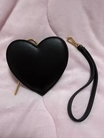 셀보크 하트형 파우치 블랙