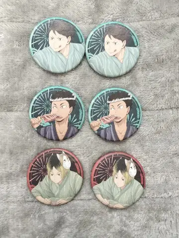 하이큐 와시풍 캔뱃지 컬렉션