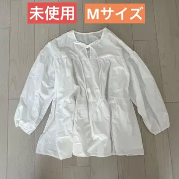 [ 미사용 ] 노스탤지어 티어드 볼륨 블라우스