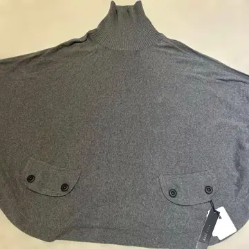 SCOT CLUB 니트 판초 그레이 9호