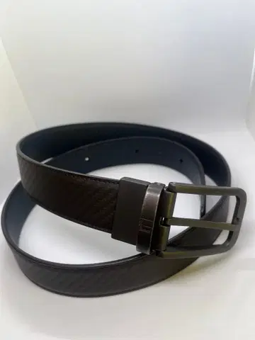 던힐 섀시 트위스트 버클 리버서블 가죽 벨트