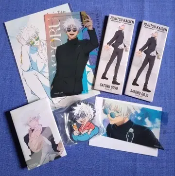 [ 주술회전 ] 고죠 사토루 캔뱃지 엽서 스티커 대교류전