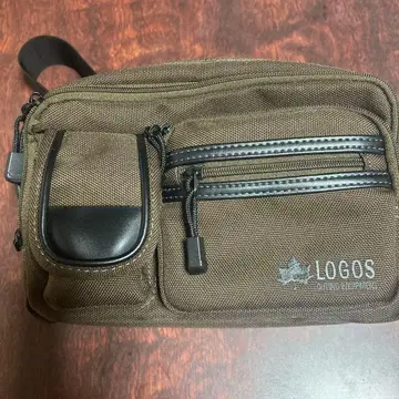 LOGOS 바디백 브라운 3 포켓