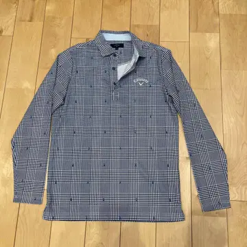 긴팔 피케 셔츠 네이비