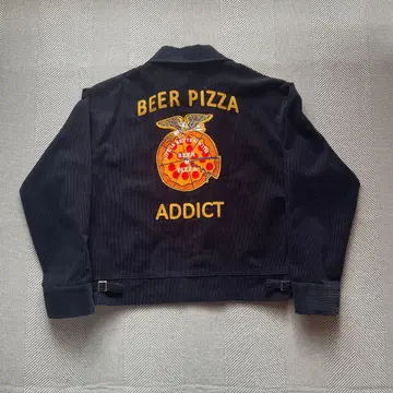 FFA풍 코듀로이 짧은 기장 자켓