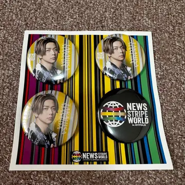 NEWS 캔 배지 마스다 타카히사 3개 묶음 판매