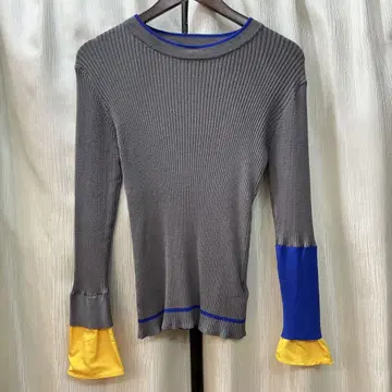 [ MARECHAL TERRE ] 컬러 리브 니트 / 2 / 그레이