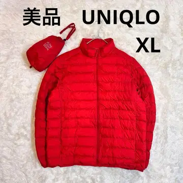 유니클로 울트라 라이트 다운 자켓 XL 레드 빨간색
