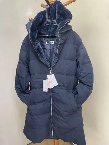 다운 코트 네이비 L 사이즈