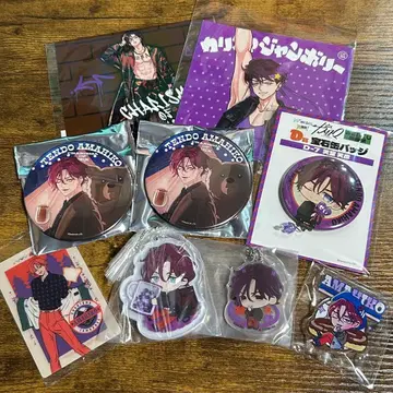 카리스마 텐도 타카히코 굿즈 9점 묶음 판매