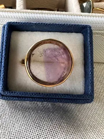 padova VOLN 아메트린 타원형 반지