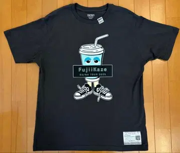 후지이 카제 드링크 T셔츠 L 사이즈 (공식 사이트에서 구매)