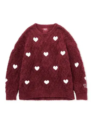 젤라또피케 하트 아란 풀오버