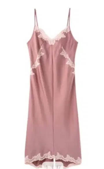 [ 세트 미착용 ] 레이스 슬립 드레스 커버 팬츠