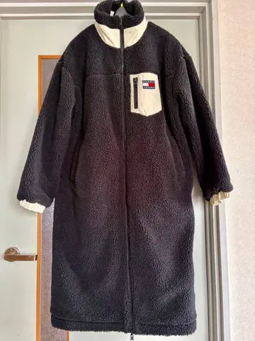 타미진스 타미힐피거 보아 리버서블 롱 코트/아우터