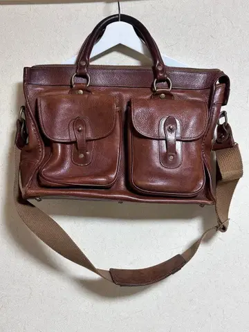 80s GHURKA No.5 LEATHER BAG