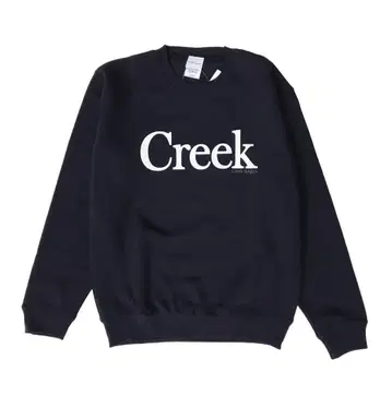 새상품 Creek Anglers 네이비 크루넥 스웨트 트레이닝복/L