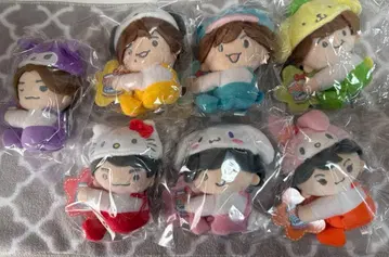 나니와단시 산리오 콜라보 마스코트 7체 세트