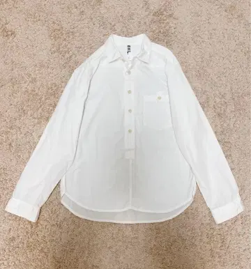 MHL. 풀오버 셔츠 오가닉 코튼 100% S 사이즈 화이트