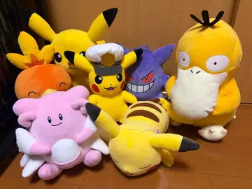 포켓몬 봉제 인형 묶음 판매 모후굿토 시리즈 피카츄 겐가